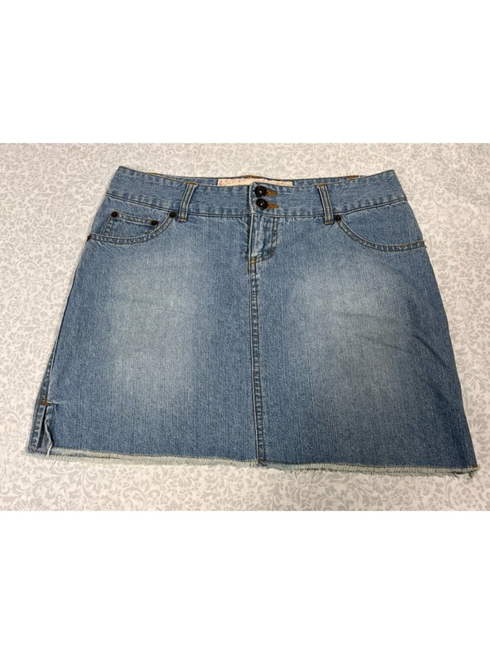 Women’s Size 6 Route 66 Denim Skirt Light Blue Y2K Short